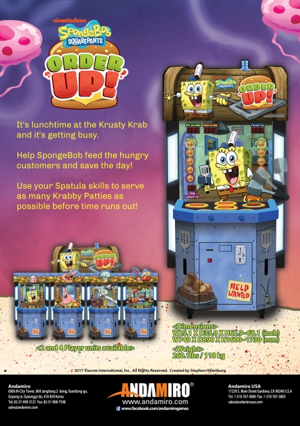 SpongeBob Order Up   Andamiro