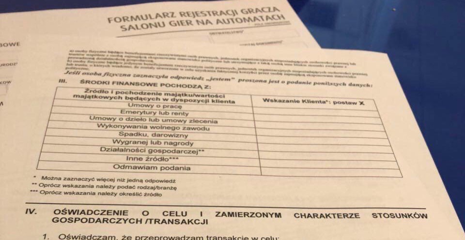 Chcesz zagrać w punkcie Totalizatora? Przygotuj się na wypełnienie druków