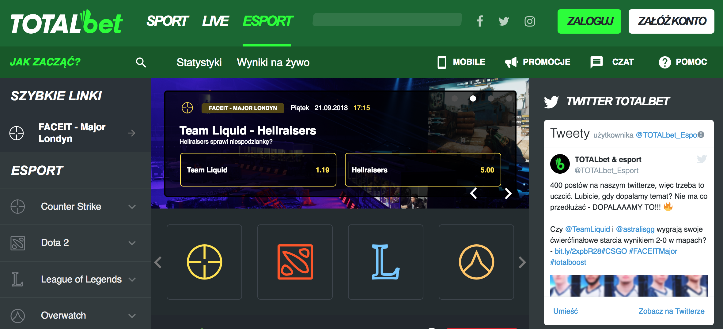 TOTALbet postawił na e-sport