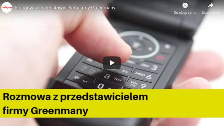 Rozmowa telefoniczna z przedstawicielem Greenmany