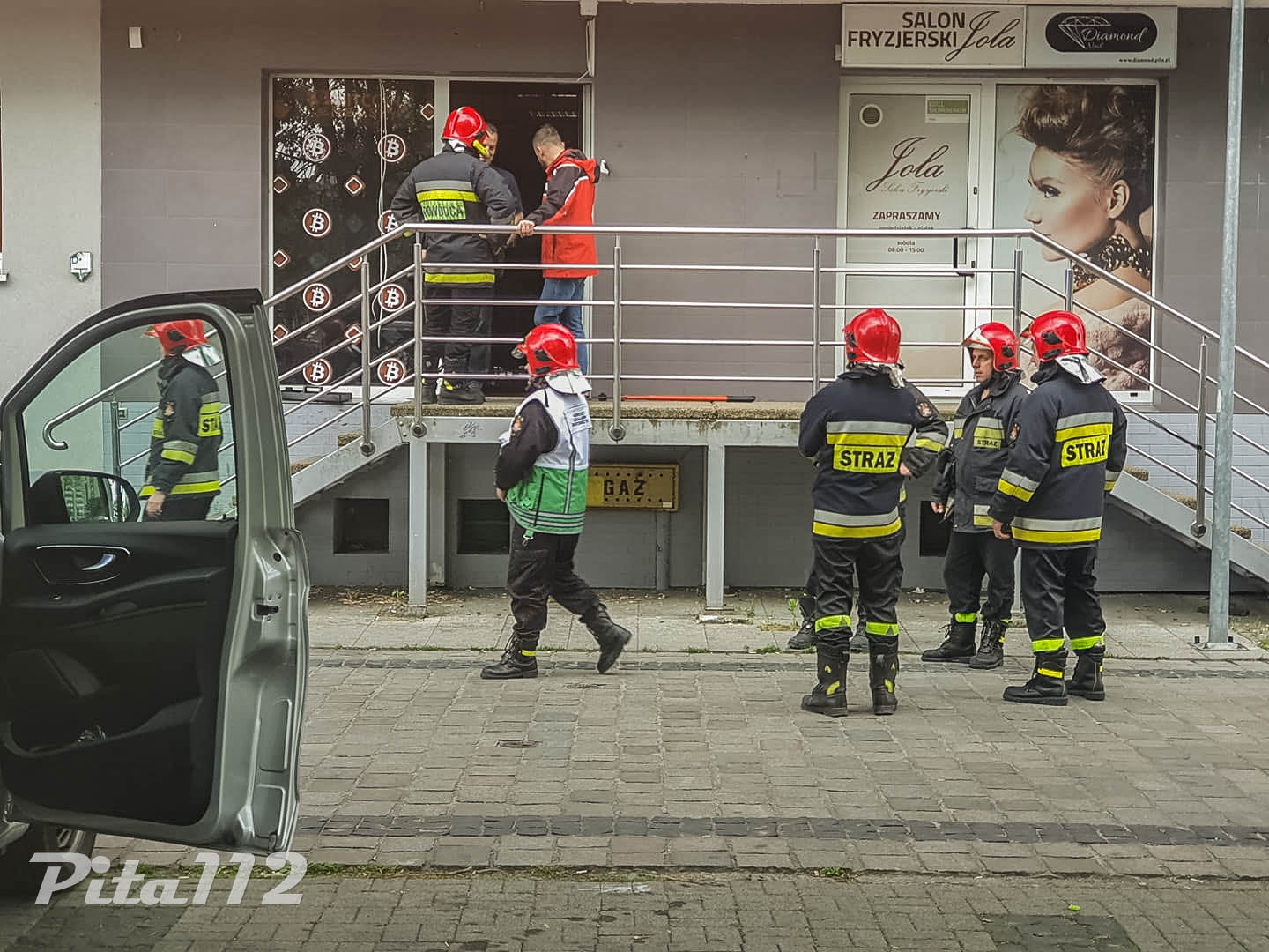 Gaz podczas kontroli w salonie gier