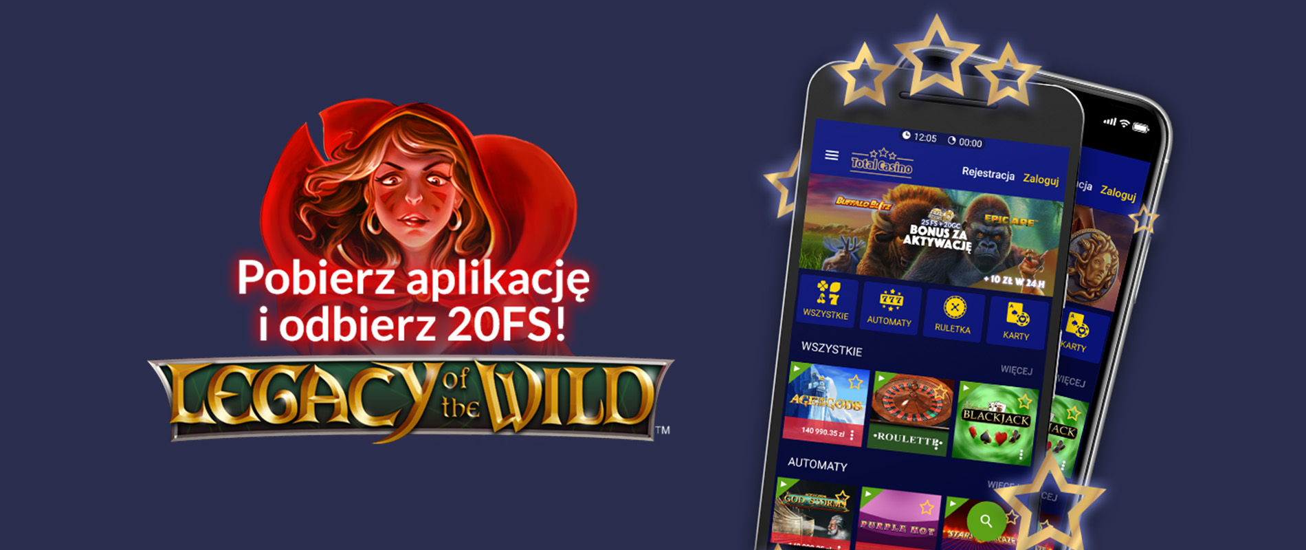 TotalCasino z aplikacją mobilną