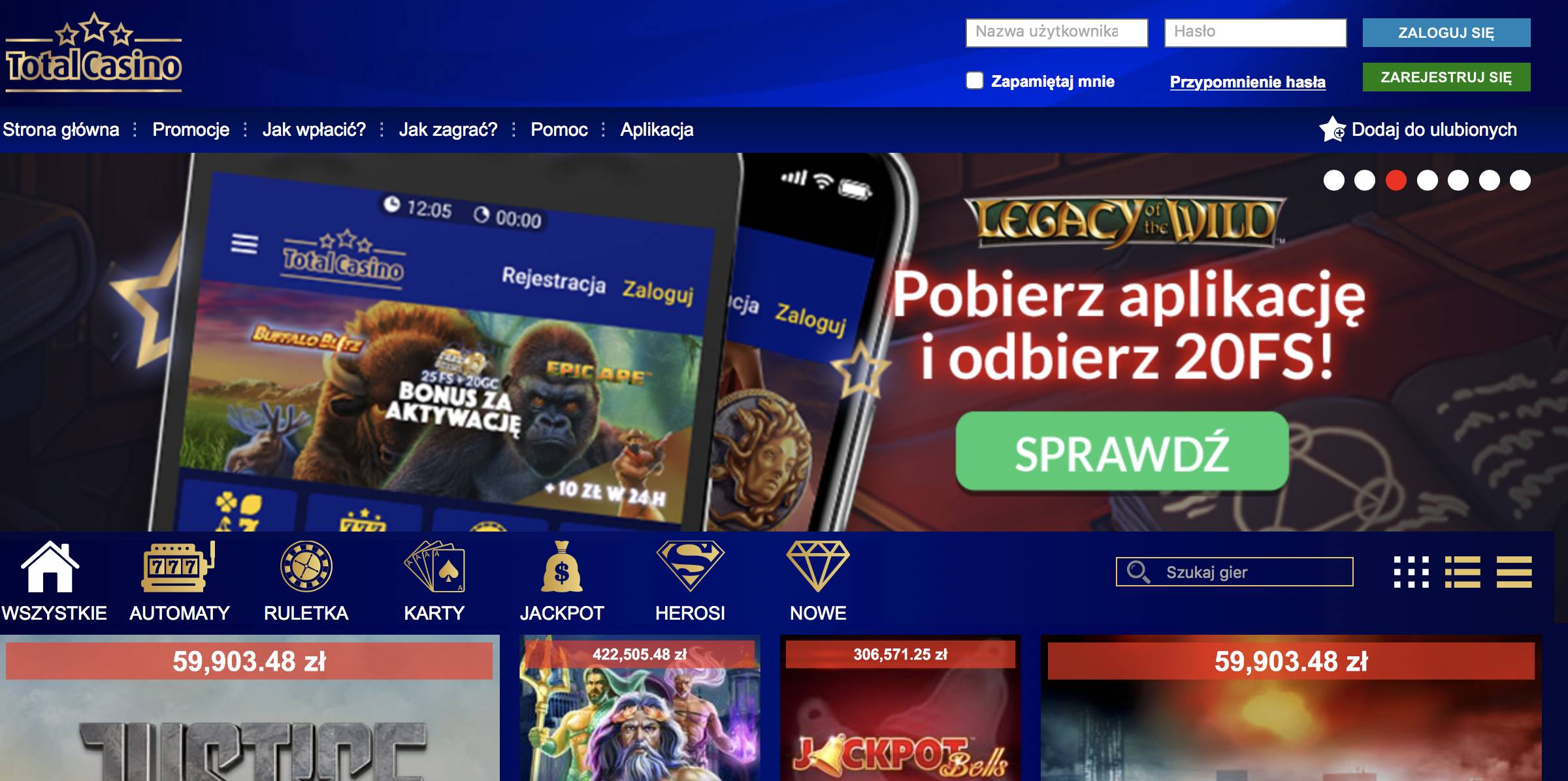 Total Casino będzie miało nowych dostawców gier