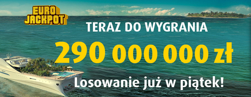 Kolejna kumulacja w Eurojackpot. W piątek zagramy o 290 milionów złotych