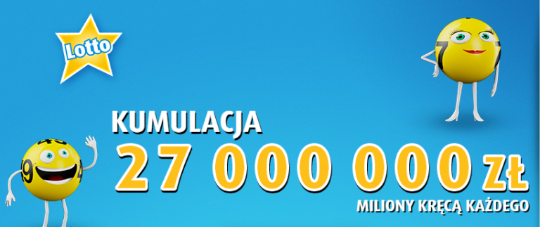 Wielka kumulacja w Lotto. Do wygrania aż 27 milionów złotych