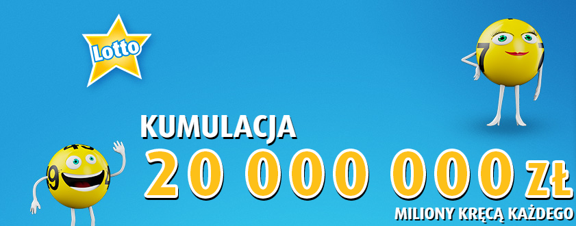 Wielka kumulacja w Lotto. Do wygrania aż 20 milionów złotych