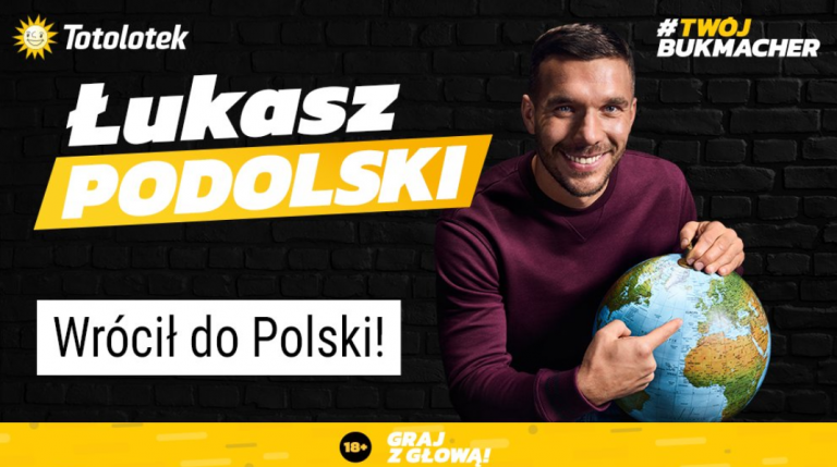 Łukasz Podolski ambasadorem Totolotka