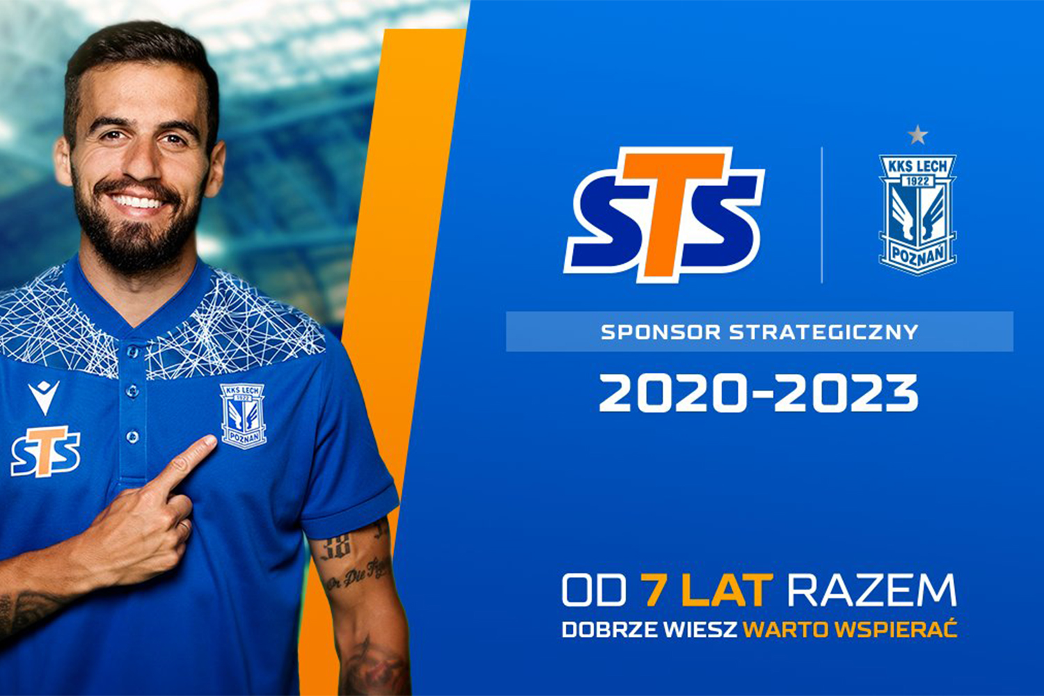 STS sponsorem strategicznym Lecha Poznań