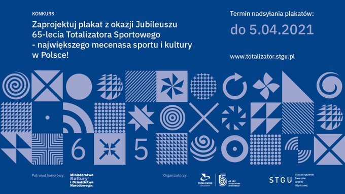 Startuje konkurs na plakat z okazji Jubileuszu 65-lecia Totalizatora Sportowego!