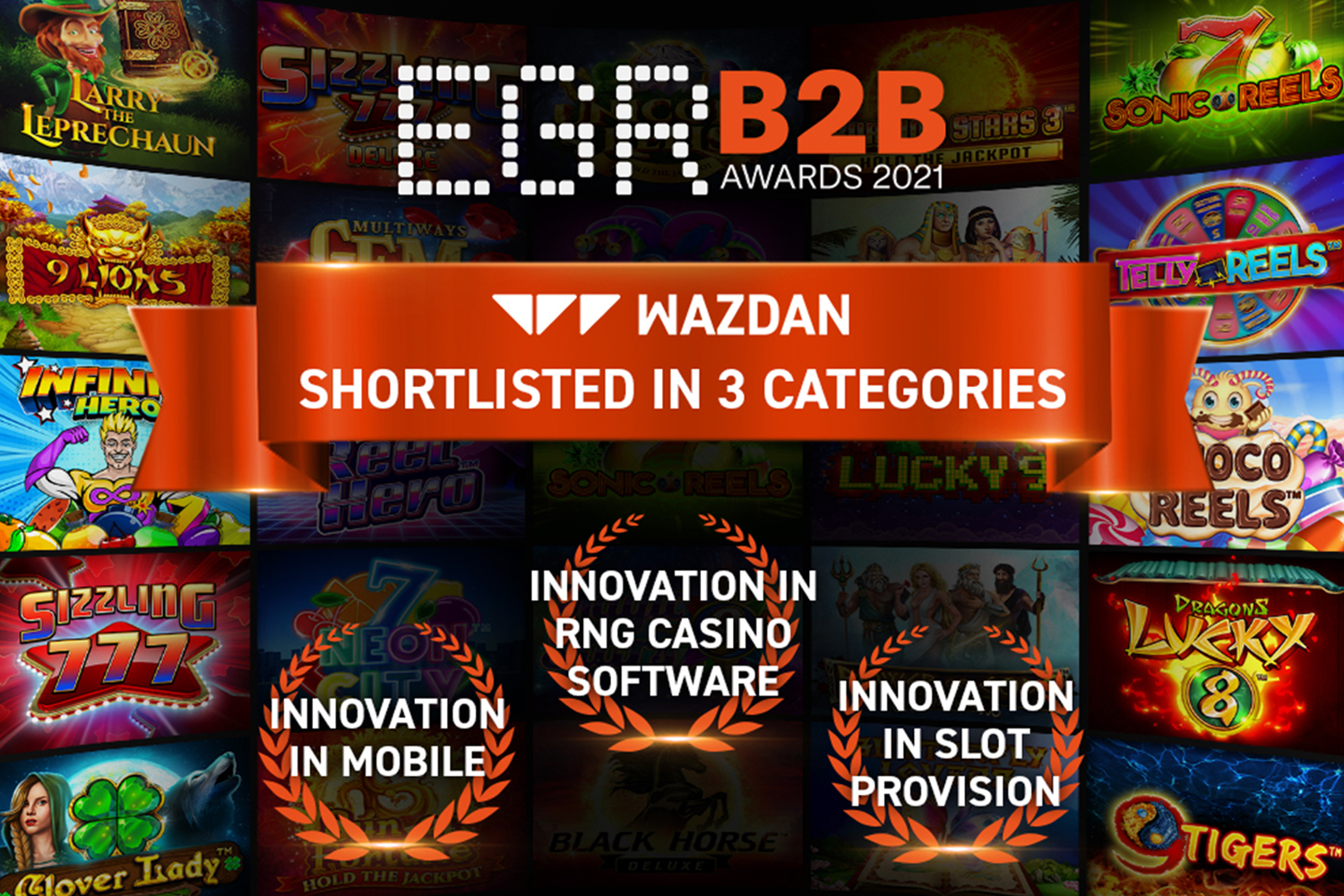 Wazdan nominowany do prestiżowych nagród EGR B2B Awards 2021 w trzech kategoriach