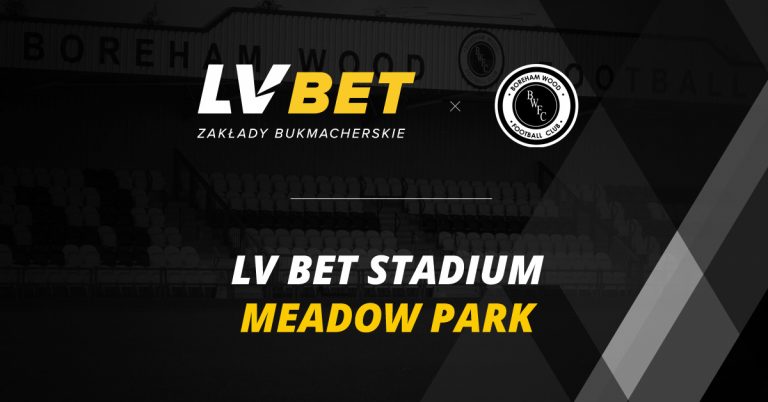 LV BET sponsorem tytularnym stadionu Boreham Wood FC