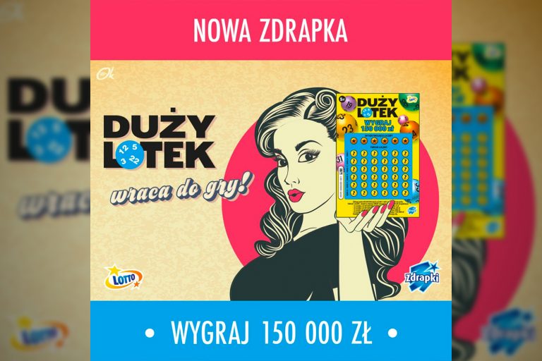 Wracają wspomnienia. Debiut zdrapki Duży Lotek