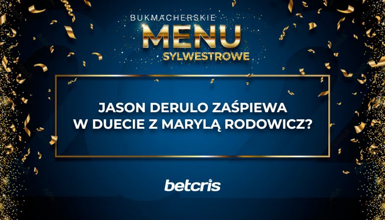 Czy Jason Derulo zaśpiewa w duecie z Marylą Rodowicz? Serwujemy bukmacherskie menu sylwestrowe