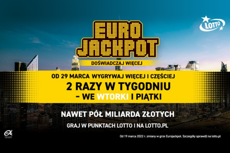 Wielkie zmiany w Eurojackpot