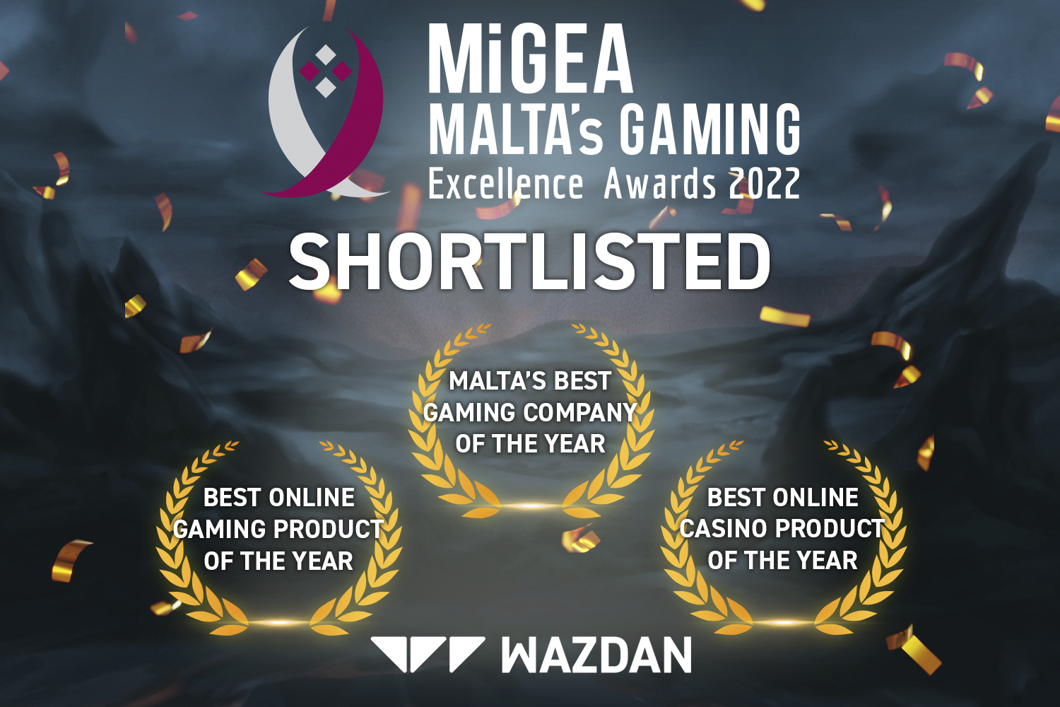 Firma Wazdan została nominowana do trzech nagród Malta iGaming Excellence Awards