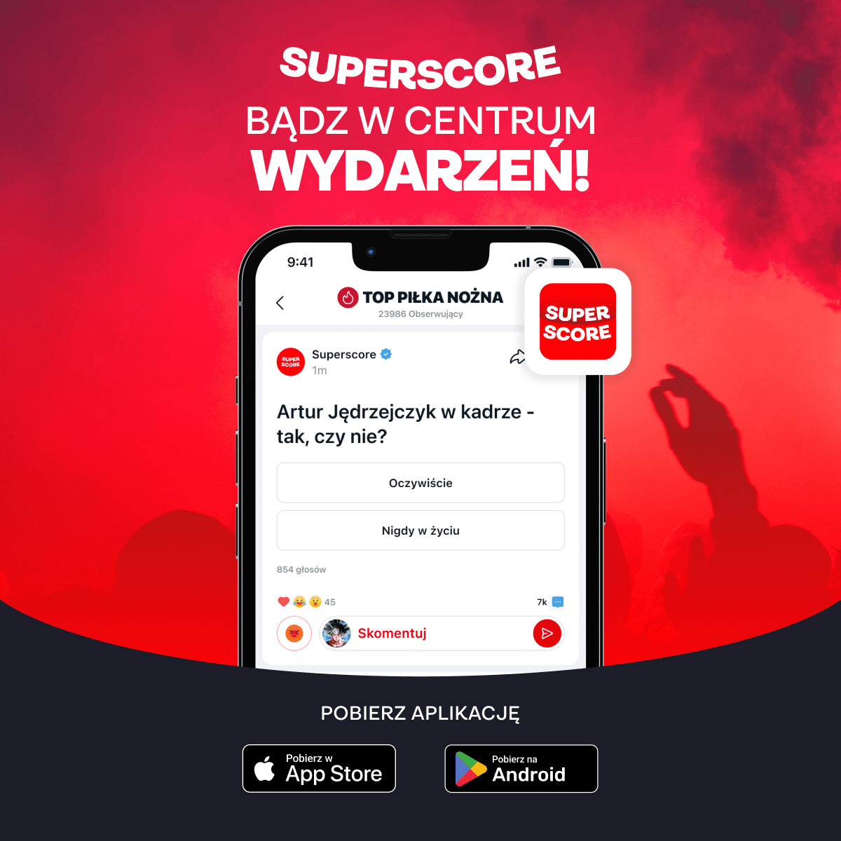 Superscore – nowa aplikacja dla fanów sportu