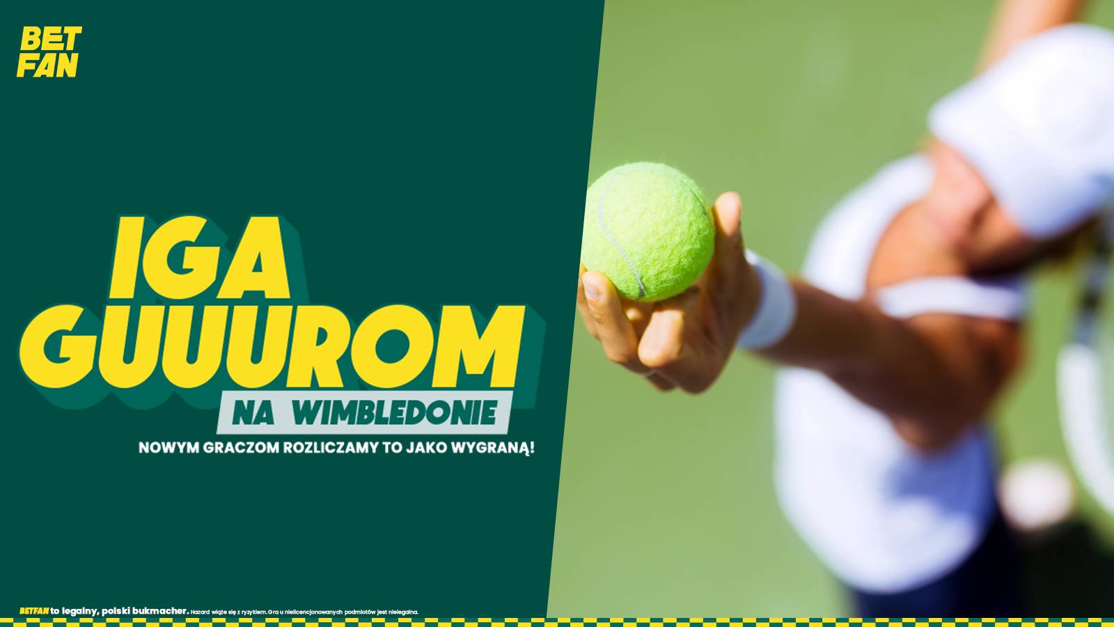 Iga już wygrała Wimbledon! BETFAN ze specjalną akcją dla graczy