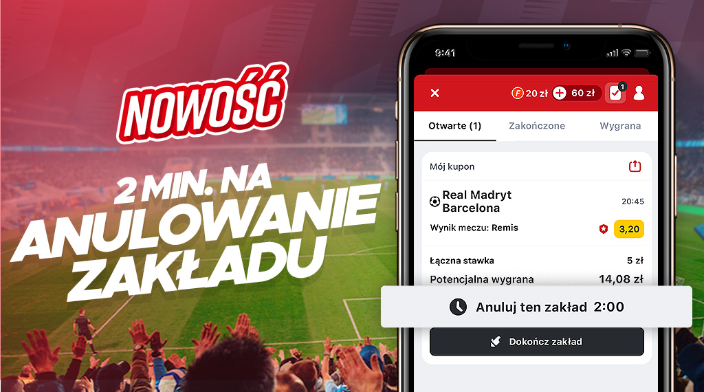 W Betclic można anulować zakład