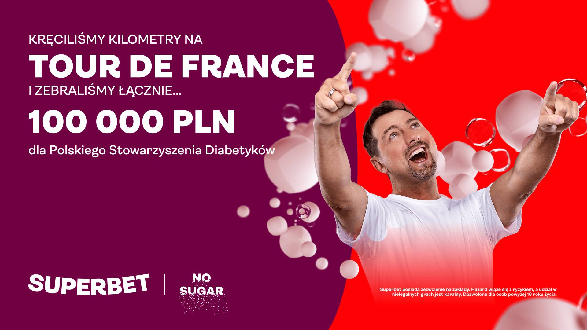 Superbet i fani kolarstwa pomagają diabetykom