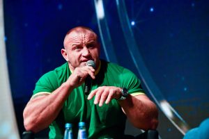 Mariusz Pudzianowski podczas Kongresu Sport Biznes Polska