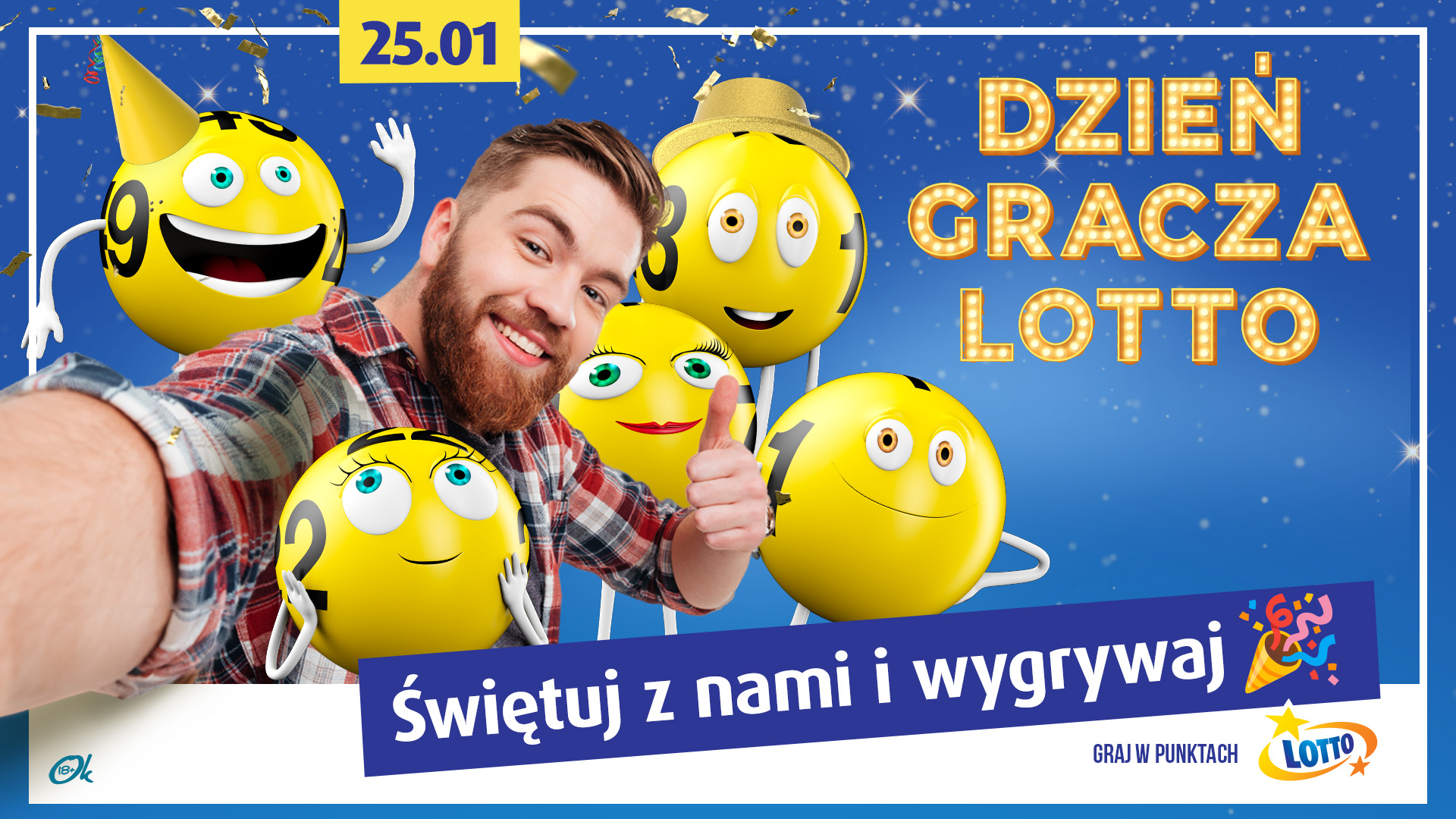 25 stycznia świętujemy Dzień Gracza LOTTO! Co czeka na graczy?