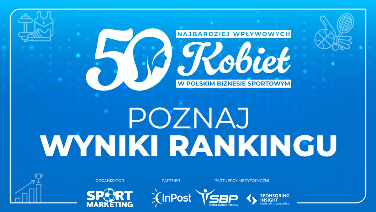 Ranking TOP50 Najbardziej Wpływowych Kobiet w Polskim Biznesie Sportowym