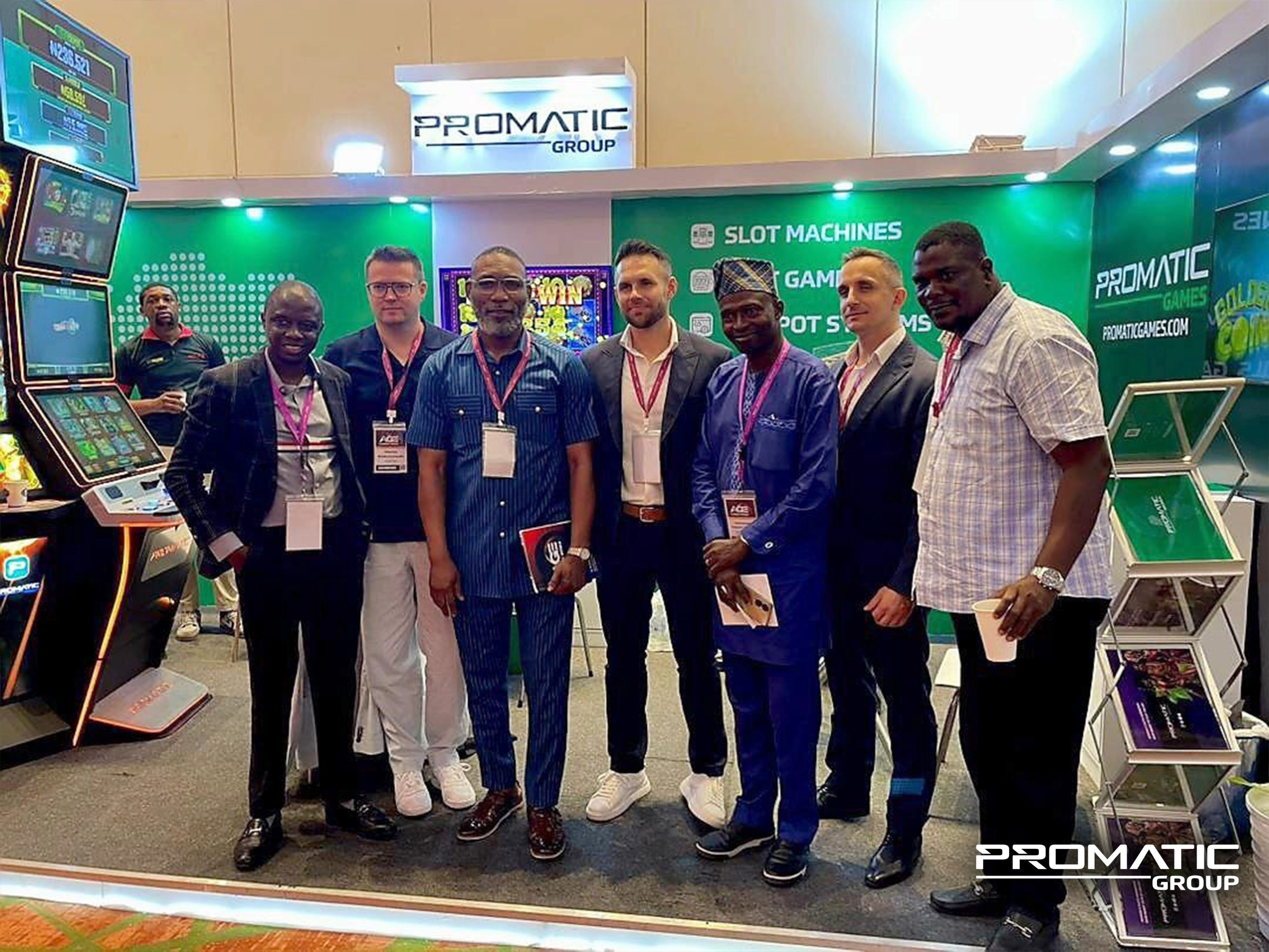 Przedstawiciele Promatic Group podczas Afrika Gaming Expo