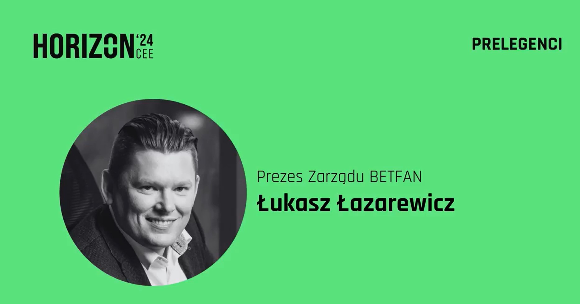 Prezes BETFAN wystąpi jako prelegent na HorizonCEE’24