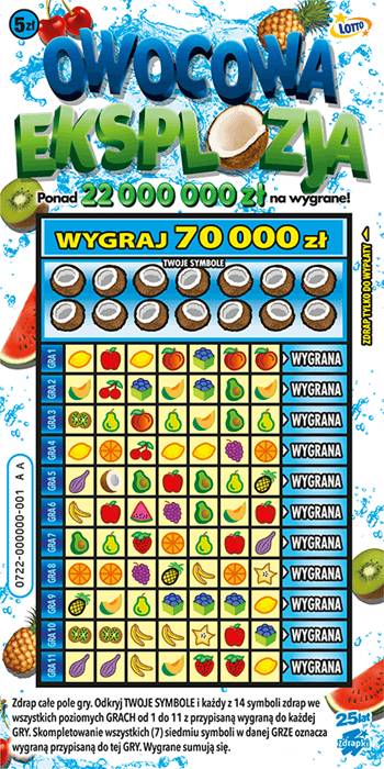 Nowa zdrapka od Lotto – Odlotowa eksplozja