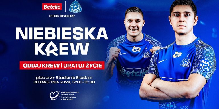 Betclic zorganizuje akcję &quot;Niebieska Krew&quot;