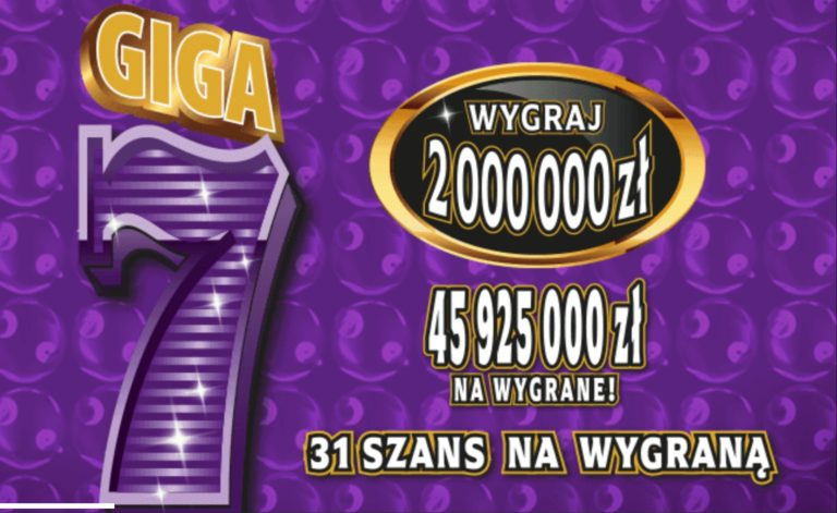 Lotto zachęca do zdrapki Giga7