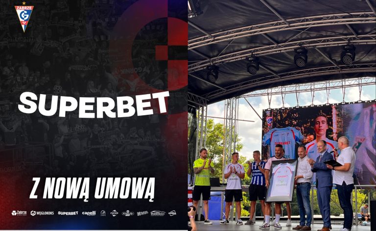 Superbet będzie jeszcze mocniej widoczny w Górniku Zabrze