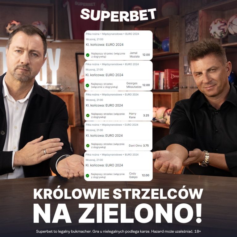 Superbet nie pogrywa z graczami! Wszyscy królowie strzelców na zielono