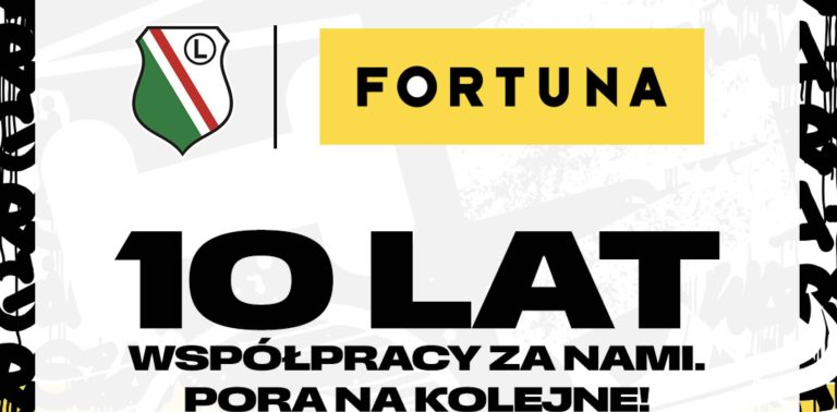 Fortuna zostaje z Legią Warszawa