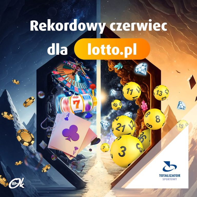 Czerwiec rekordowym miesiącem platformy lotto.pl