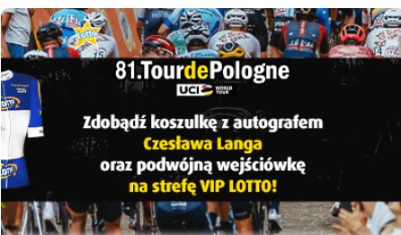 Konkurs Tour de Pologne i Lotto. Do wygrania niesamowite nagrody