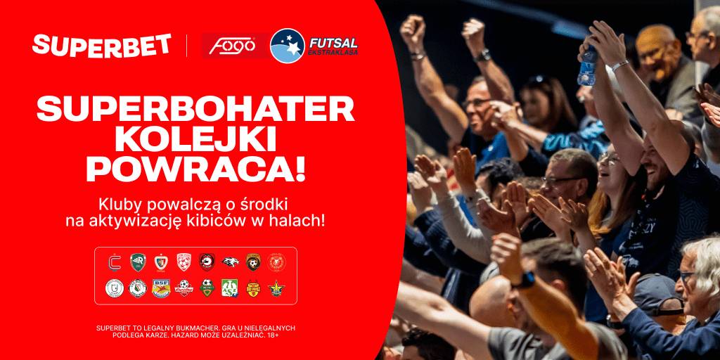 Superbet mocno wspiera FOGO Futsal Ekstraklasę