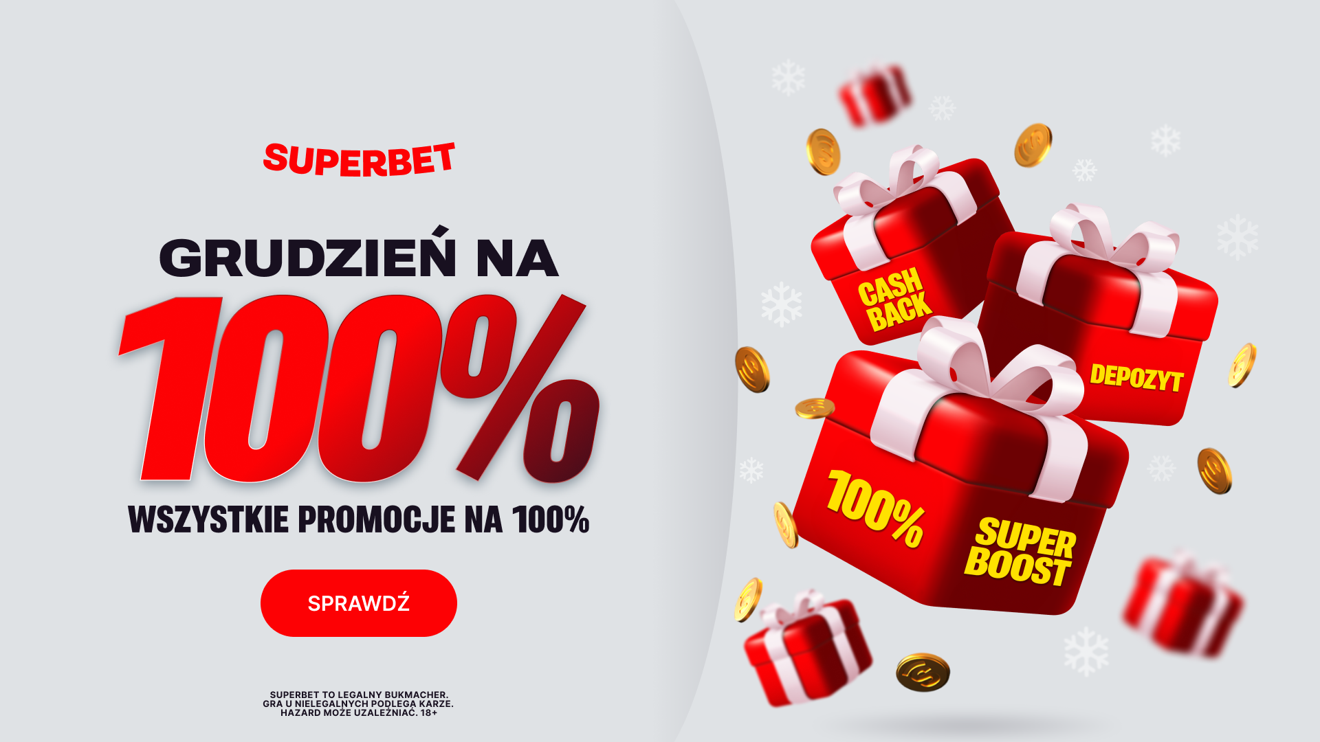 Grudzień na 100%! Aż do świąt codziennie nowa promocja od Superbet