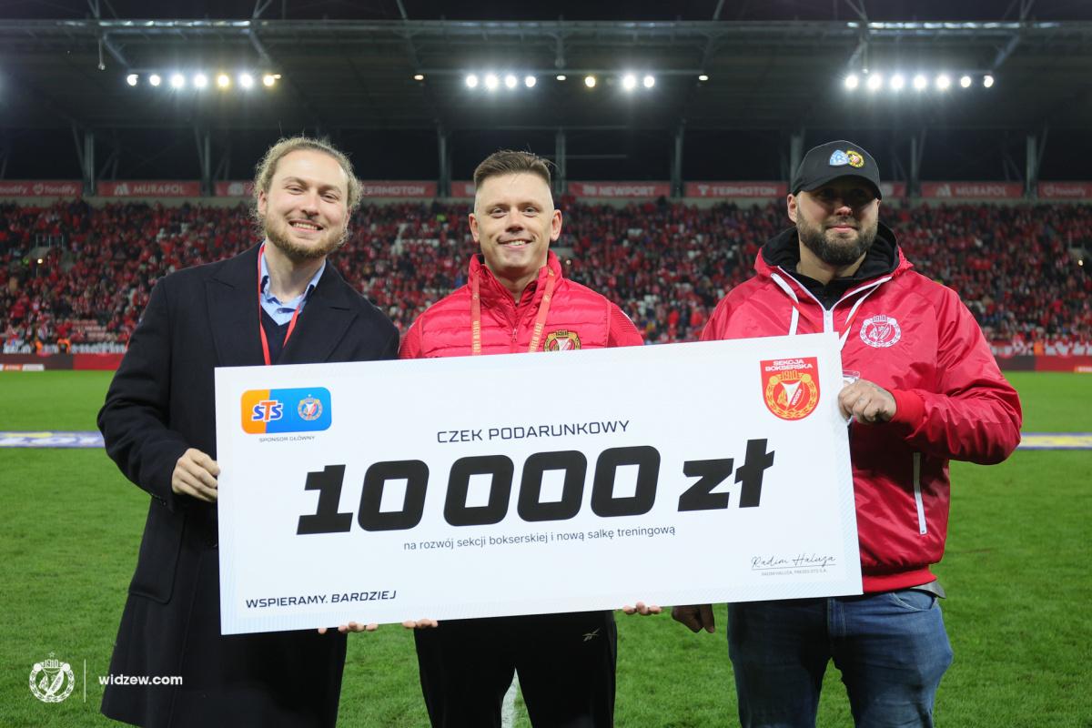 Kibice wybrali, a STS podwoił stawkę! 10 000 zł na rozwój sekcji bokserskiej Widzewa Łódź