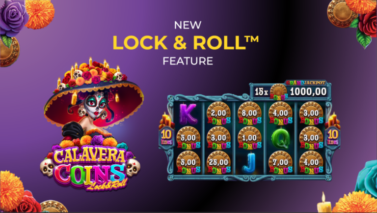 Promatic Games przedstawia funkcję LOCK &#038; ROLL™ w nowej grze Calavera COINS z okazji Dia de los Muertos i Halloween