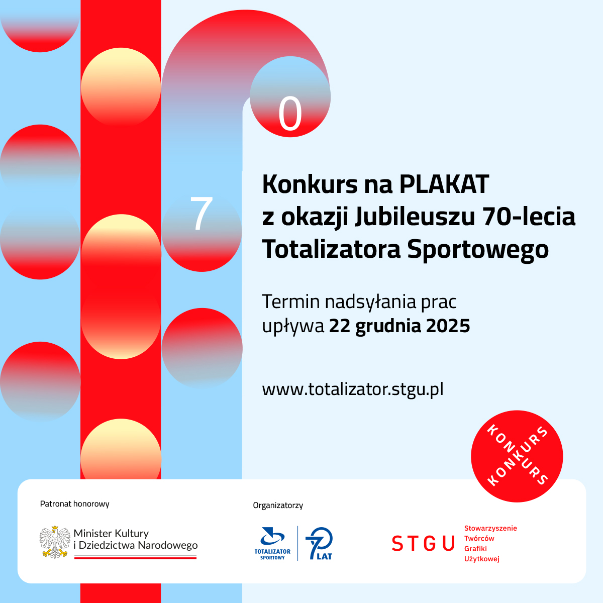 Startuje konkurs na plakat z okazji 70-lecia Totalizatora Sportowego!