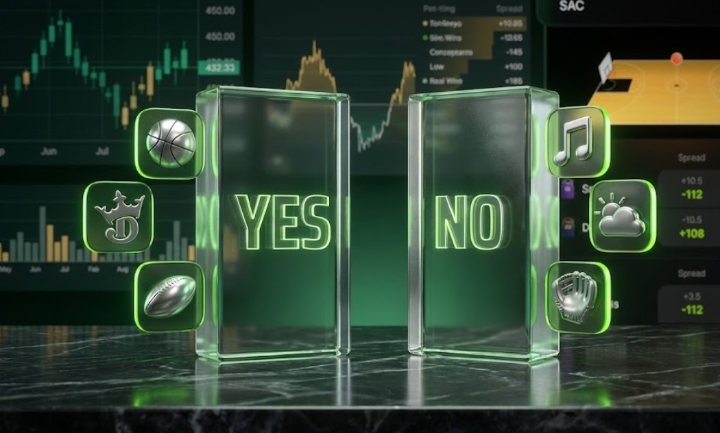 DraftKings wchodzi w rynki predykcyjne. Nowy model zakładów. Możliwy w Polsce?