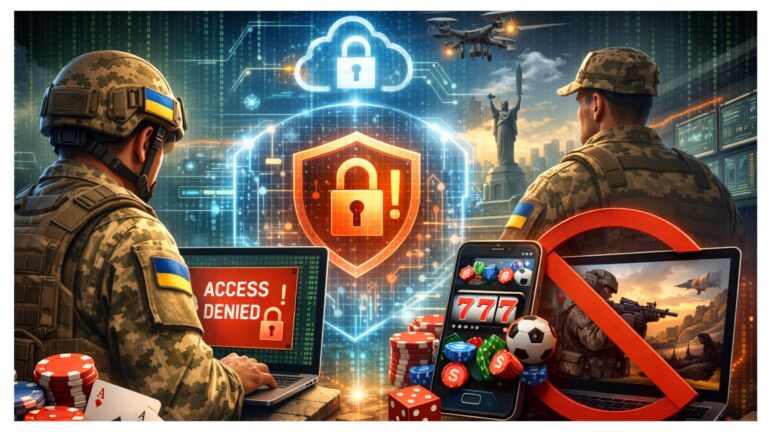 Wojskowi bez dostępu do platform z grami i zakładami. Nowe przepisy na Ukrainie