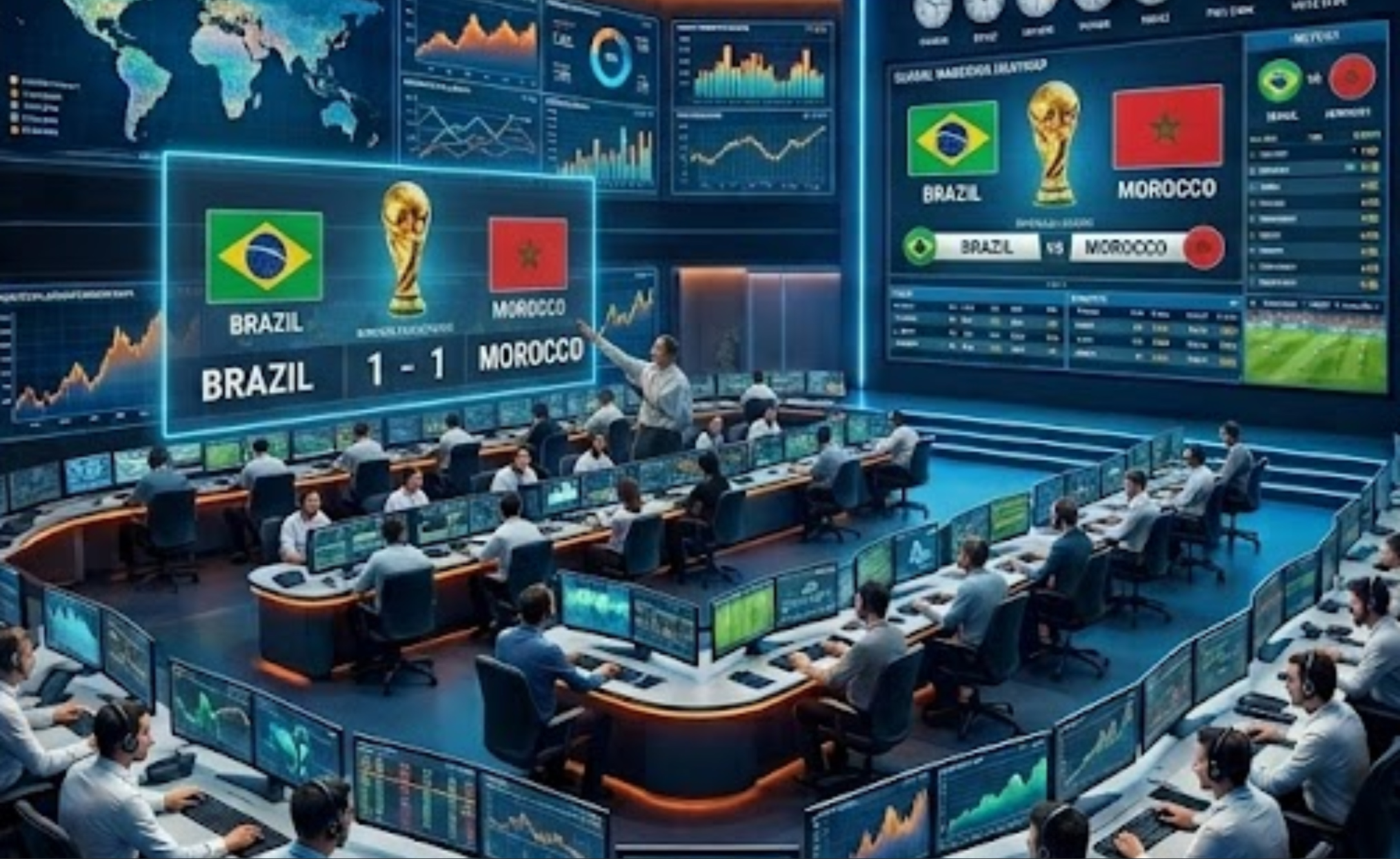 Globalny szał typowania wyników. Mundial z rekordową kwotą 50 miliardów dolarów w obrocie branży bukmacherskiej