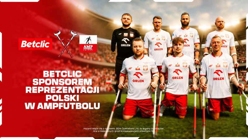 Betclic partnerem reprezentacji Polski w amp futbolu