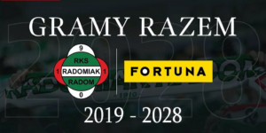 Fortuna przedłużyła współpracę z Radomiakiem Radom