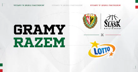 LOTTO i Śląsk Wrocław przedłużają współpracę. Umowa do końca sezonu 2028/2029
