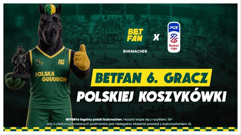 BETFAN Szóstym Graczem Polskiej Koszykówki! Polski bukmacher został sponsorem Polskiej Ligi Koszykówki na dwa najbliższe sezony