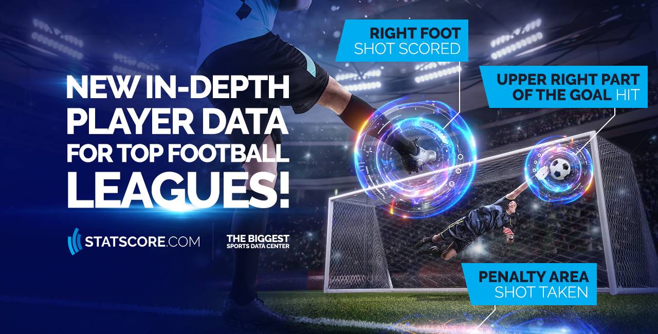 STATSCORE proporciona datos detallados de los jugadores de las principales ligas de fútbol.